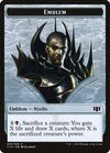 Image for Emblem - Ob Nixilis of the Black Oath // Zombie Double-Sided Token (Commander 2014) (35 // 16) - Magic: The Gathering