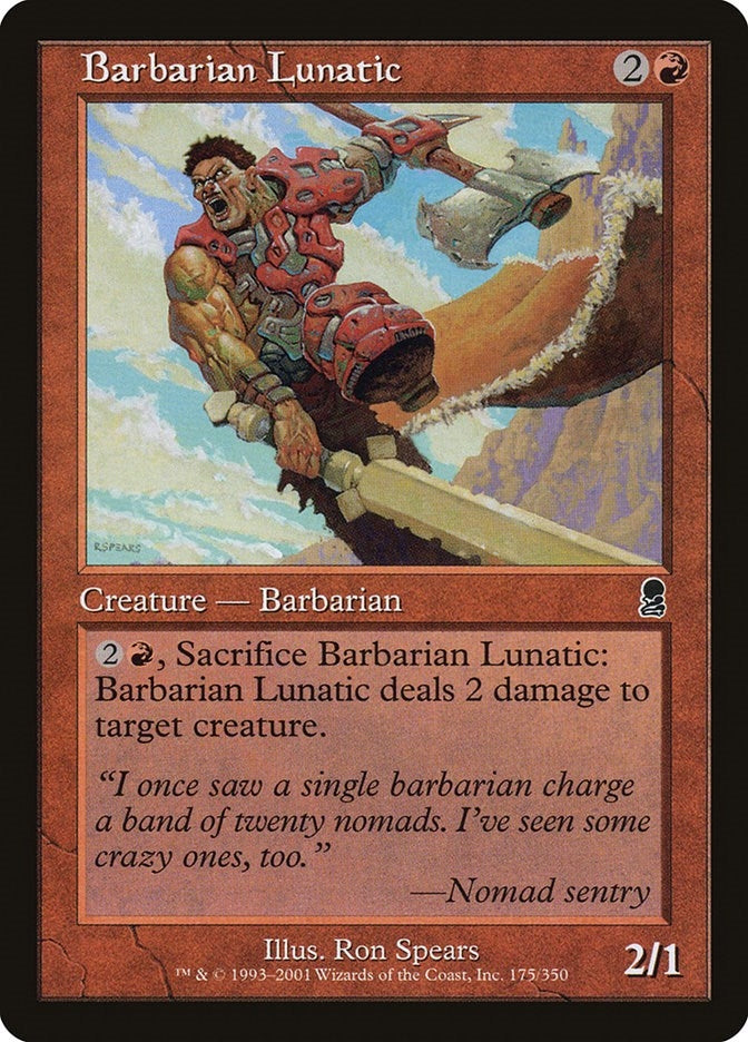 Image for Barbarian Lunatic (Odyssey) (175) - Magic: The Gathering