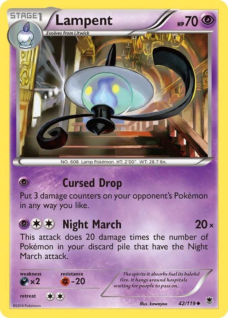 Image for Lampent (XY - Phantom Forces) (42/119) - Pokemon