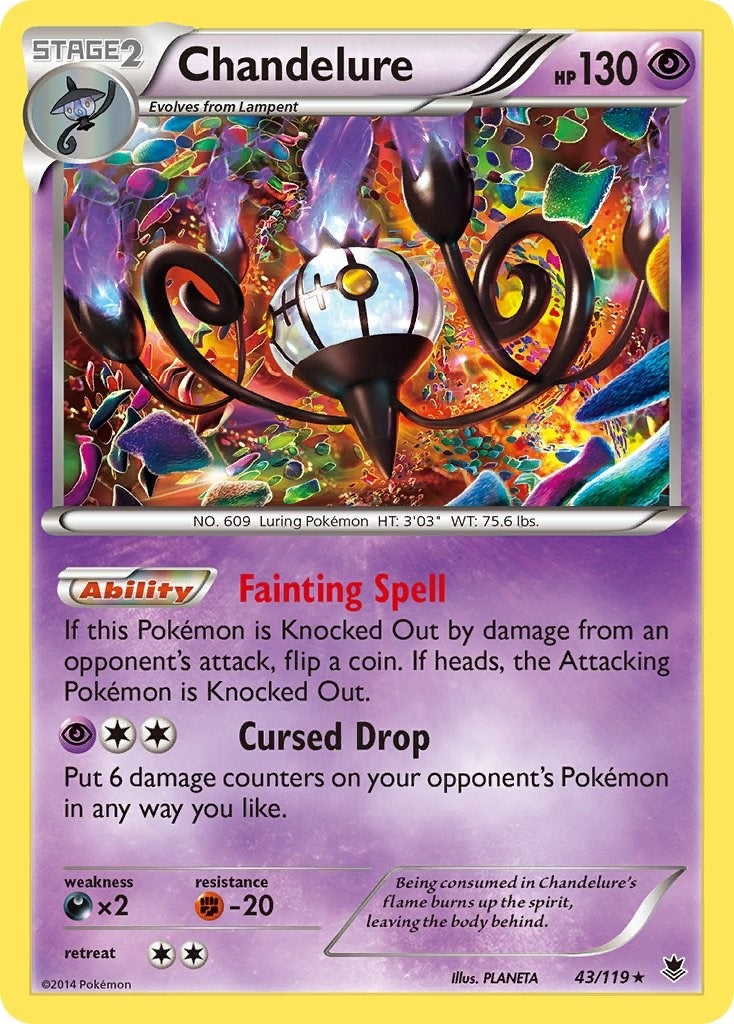 Image for Chandelure (XY - Phantom Forces) (43/119) - Pokemon