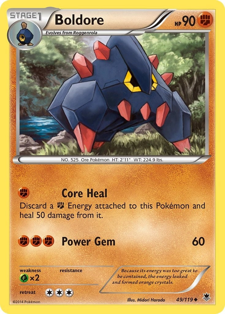 Image for Boldore (XY - Phantom Forces) (49/119) - Pokemon