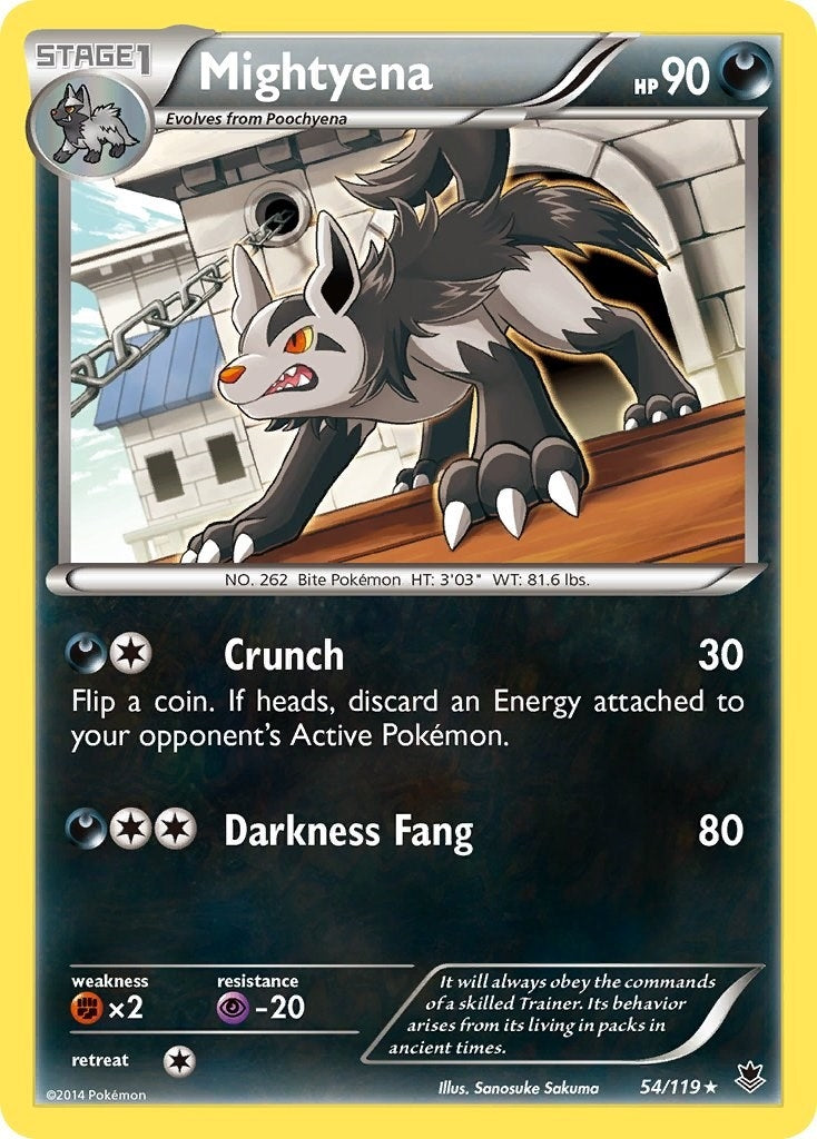 Image for Mightyena (XY - Phantom Forces) (54/119) - Pokemon