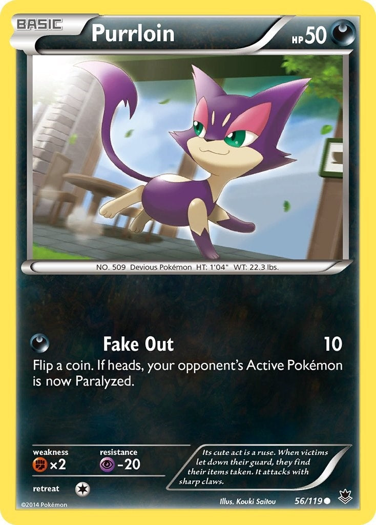 Image for Purrloin (XY - Phantom Forces) (56/119) - Pokemon