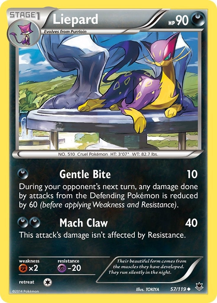 Image for Liepard (XY - Phantom Forces) (57/119) - Pokemon