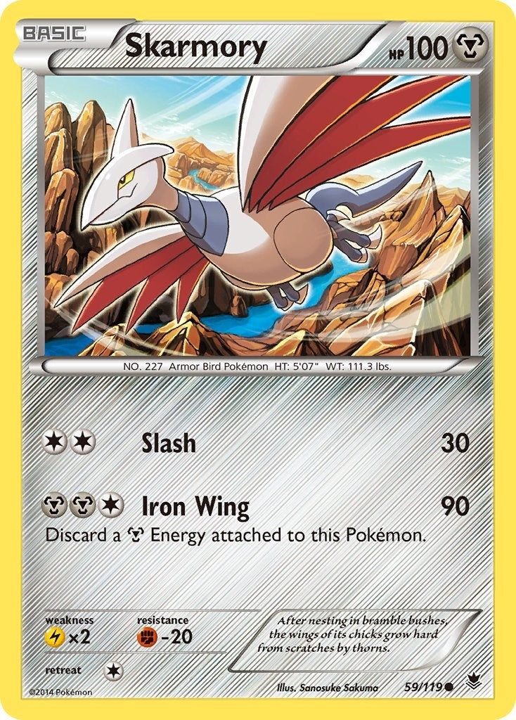 Image for Skarmory (XY - Phantom Forces) (59/119) - Pokemon