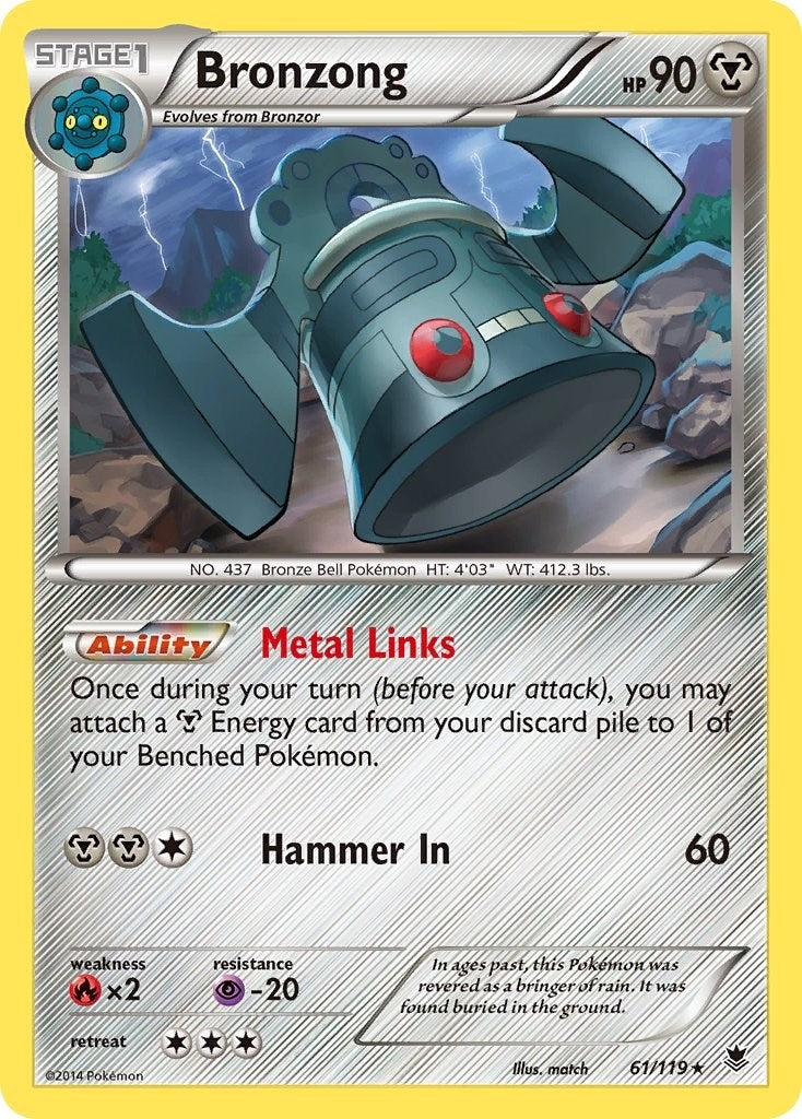 Image for Bronzong (XY - Phantom Forces) (61/119) - Pokemon