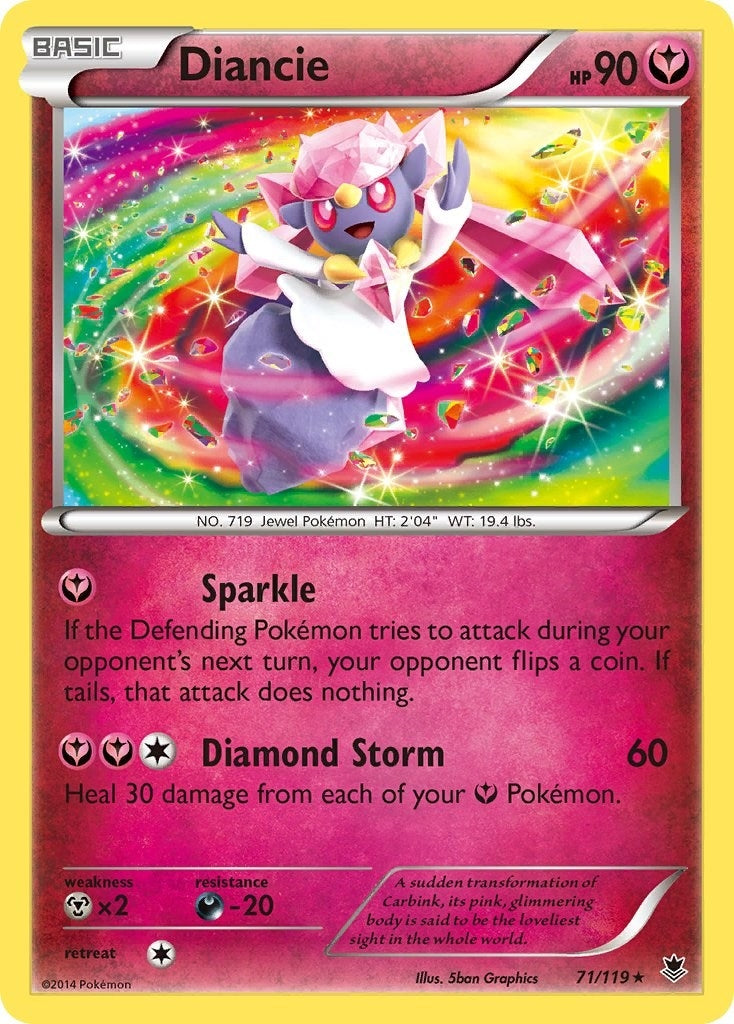 Image for Diancie (XY - Phantom Forces) (71/119) - Pokemon