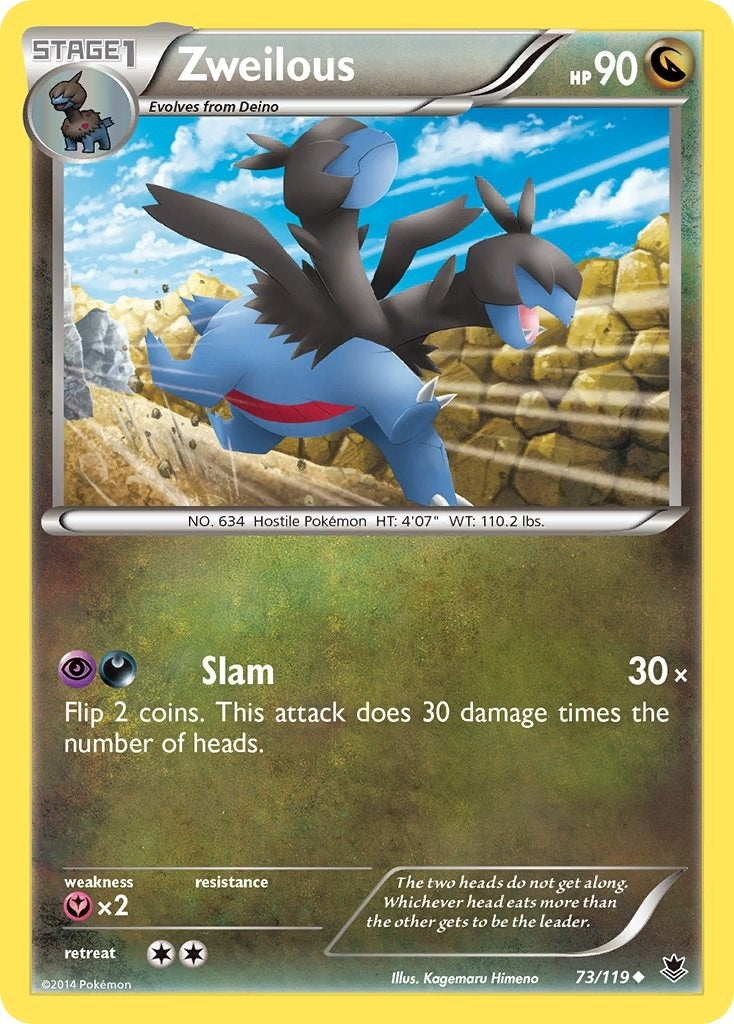 Image for Zweilous (XY - Phantom Forces) (73/119) - Pokemon