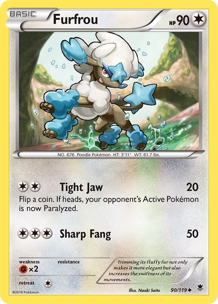 Image for Furfrou (XY - Phantom Forces) (90/119) - Pokemon