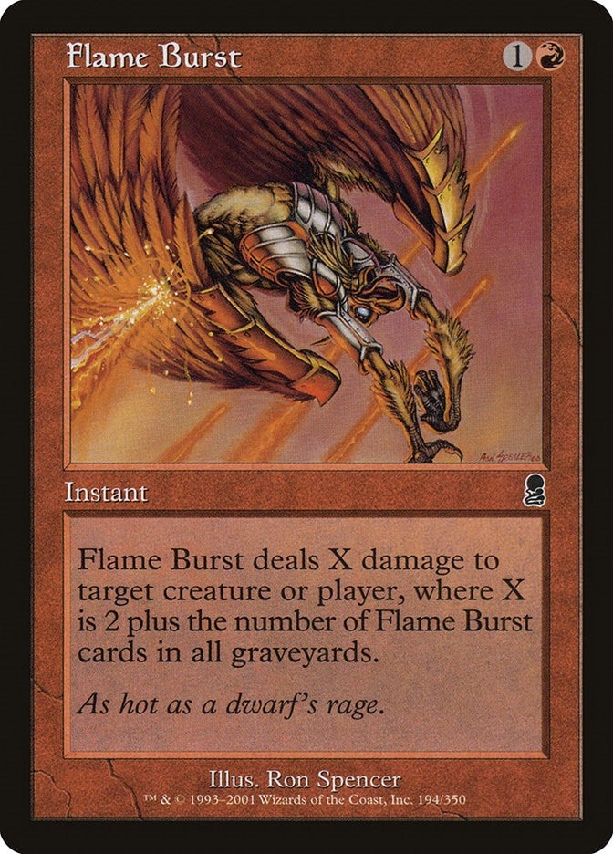 Image for Flame Burst (Odyssey) (194) - Magic: The Gathering