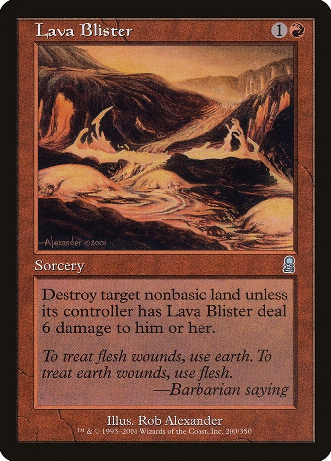 Image for Lava Blister (Odyssey) (200) - Magic: The Gathering