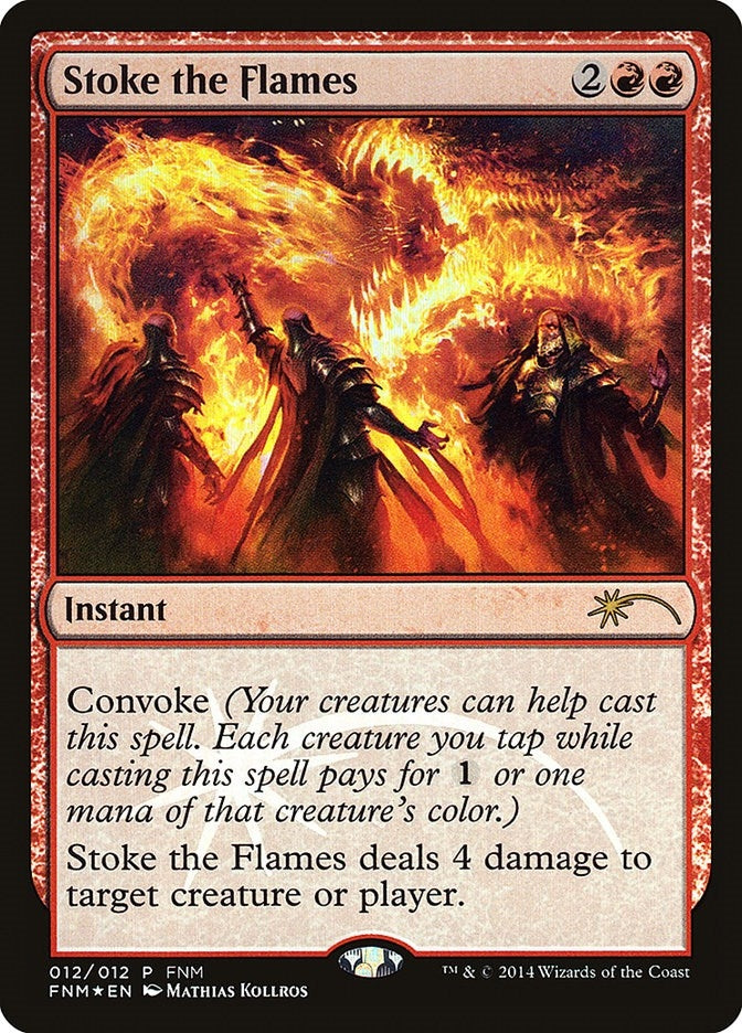 Image for Stoke the Flames (FNM Promos) (12) - Magic: The Gathering