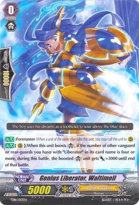 Image for Genius Liberator, Waltimell (Trial Deck 16: Divine Judgement of the Bluish Flames) (TD16/013EN) - Cardfight Vanguard