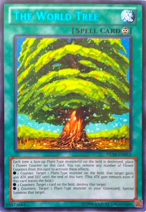 Image for The World Tree (Blue) (Duelist League Promo) (DL18-EN012) - YuGiOh