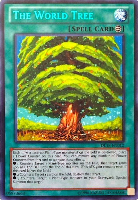Image for The World Tree (Green) (Duelist League Promo) (DL18-EN012) - YuGiOh