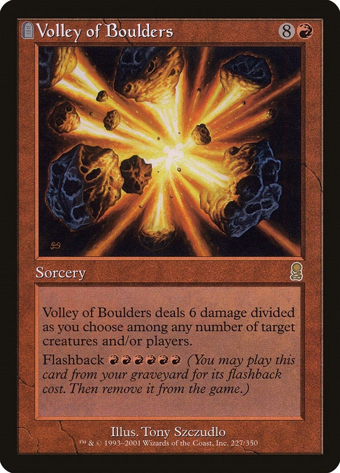 Image for Volley of Boulders (Odyssey) (227) - Magic: The Gathering