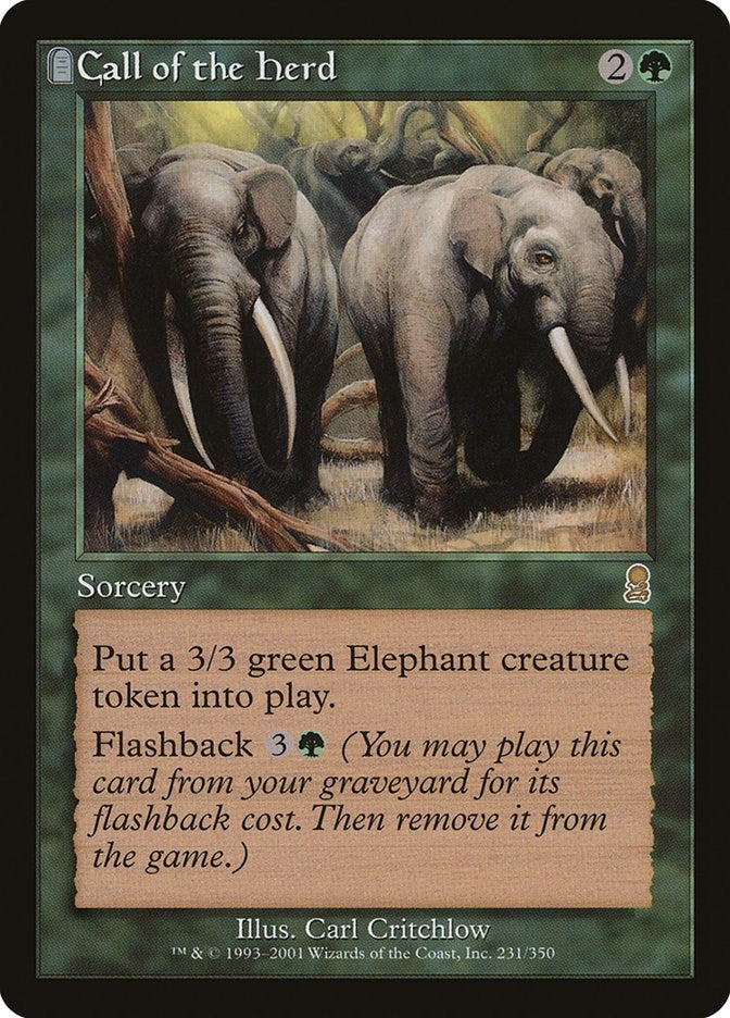 Image for Call of the Herd (Odyssey) (231) - Magic: The Gathering