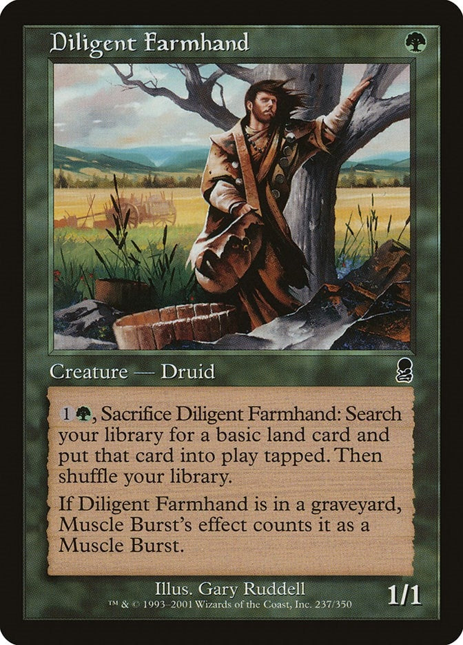 Image for Diligent Farmhand (Odyssey) (237) - Magic: The Gathering