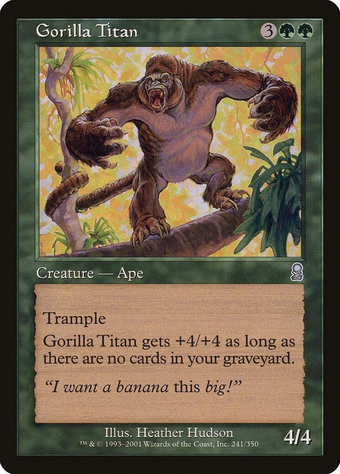 Image for Gorilla Titan (Odyssey) (241) - Magic: The Gathering
