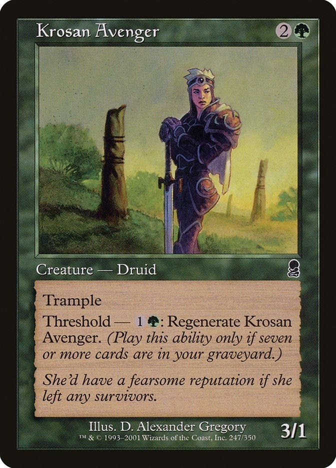 Image for Krosan Avenger (Odyssey) (247) - Magic: The Gathering