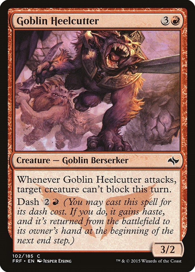 Image for Goblin Heelcutter (Fate Reforged) (102) - Magic: The Gathering
