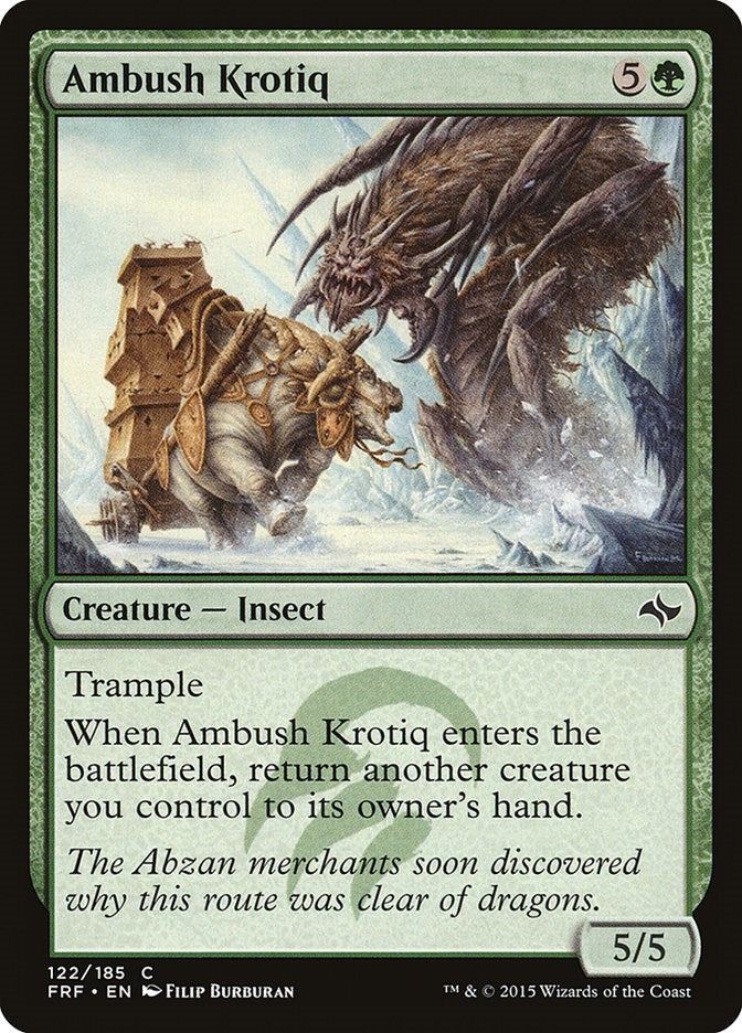 Image for Ambush Krotiq (Fate Reforged) (122) - Magic: The Gathering