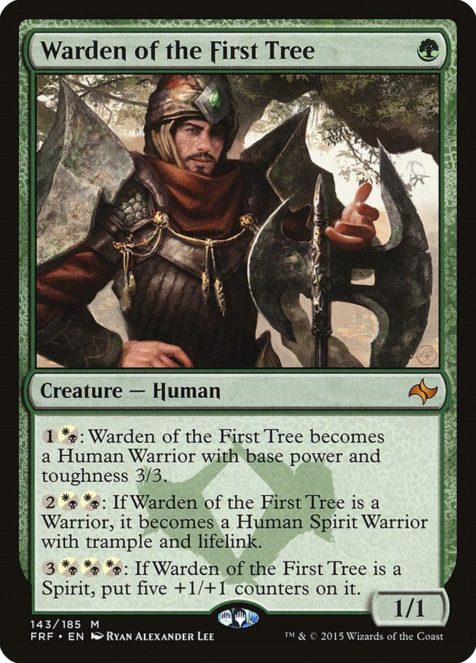 Image for Warden of the First Tree (Fate Reforged) (143) - Magic: The Gathering