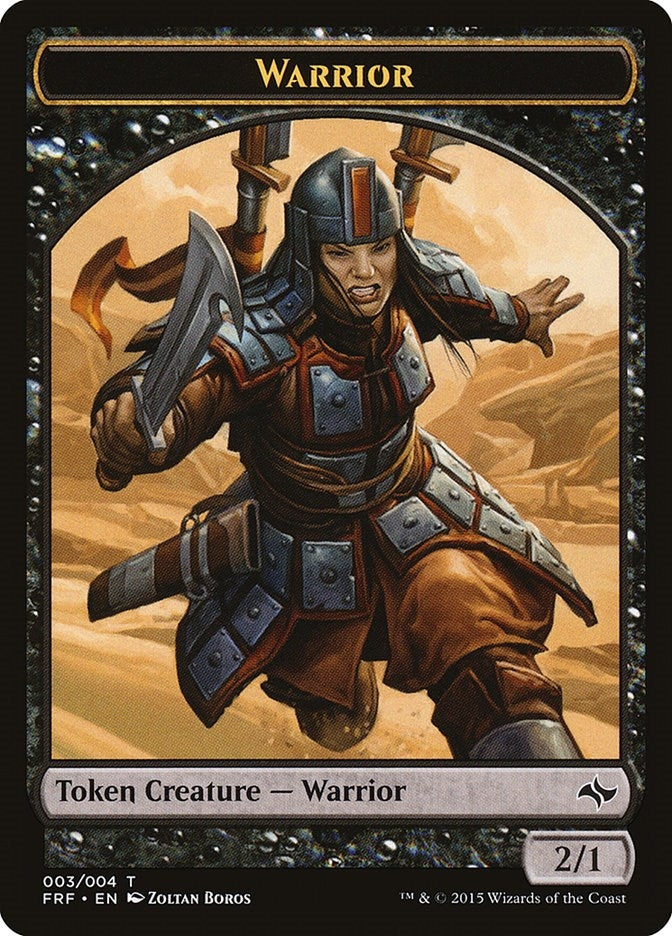 Image for Warrior Token (Fate Reforged) (3) - Magic: The Gathering
