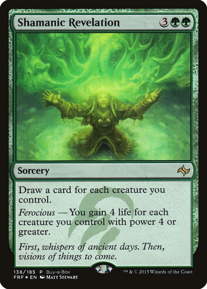 Image for Shamanic Revelation (Buy-A-Box Promos) (138) - Magic: The Gathering