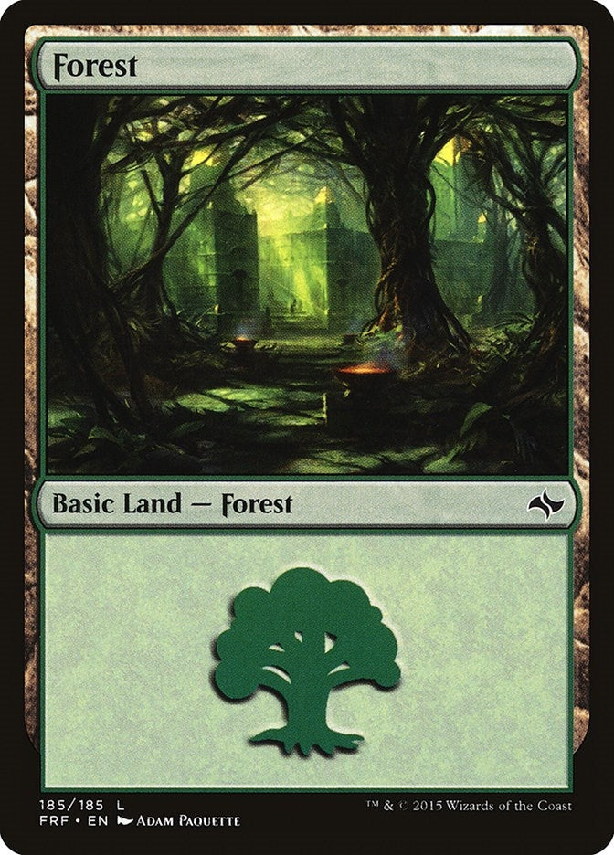 Image for Forest (185) (Fate Reforged) (185) - Magic: The Gathering