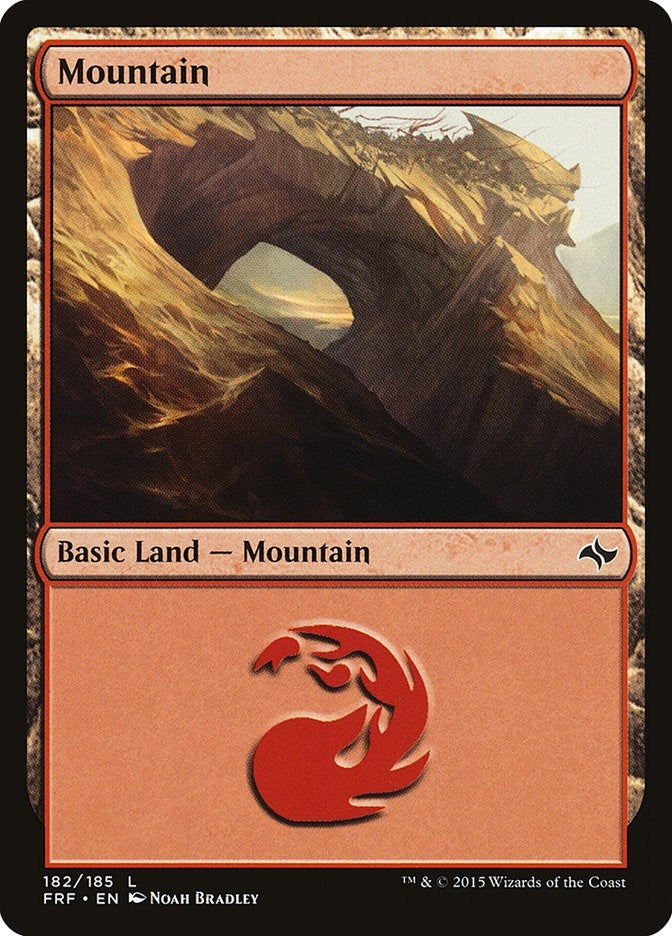 Image for Mountain (182) (Fate Reforged) (182) - Magic: The Gathering