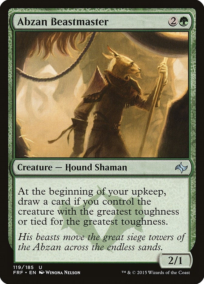 Image for Abzan Beastmaster (Fate Reforged) (119) - Magic: The Gathering