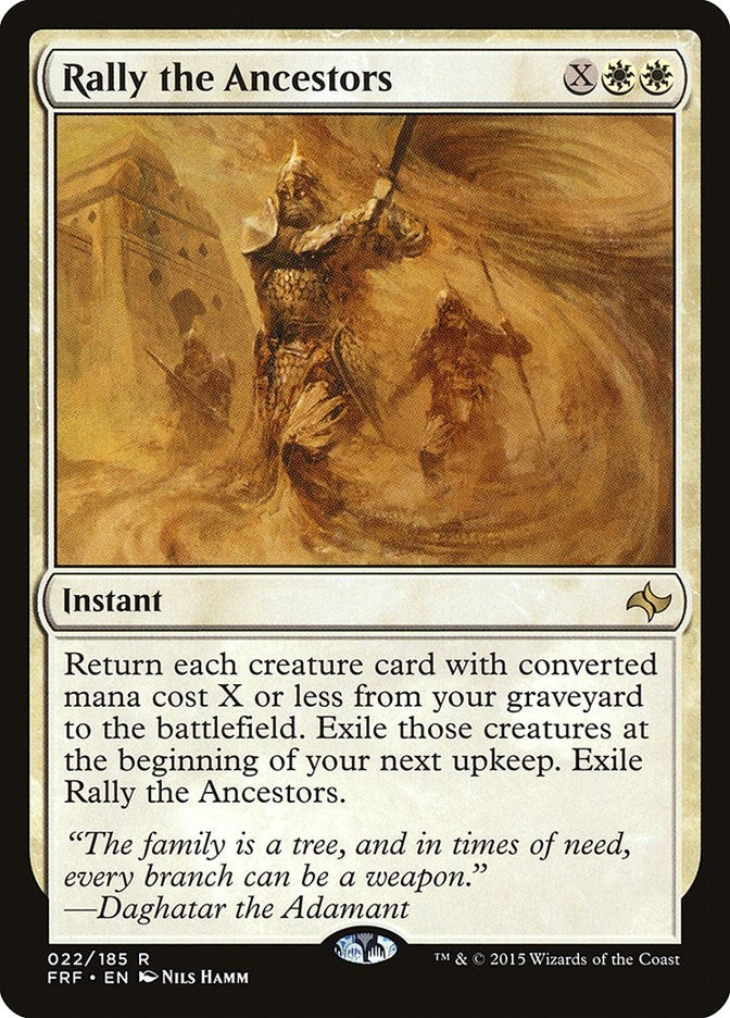 Image for Rally the Ancestors (Fate Reforged) (22) - Magic: The Gathering