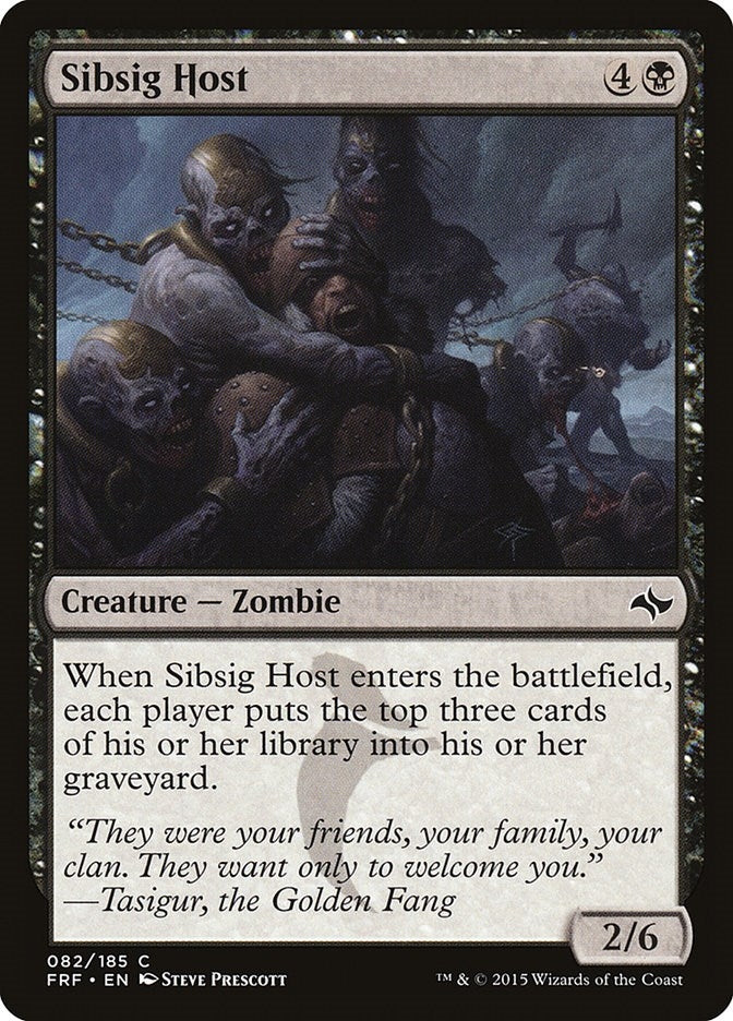 Image for Sibsig Host (Fate Reforged) (82) - Magic: The Gathering