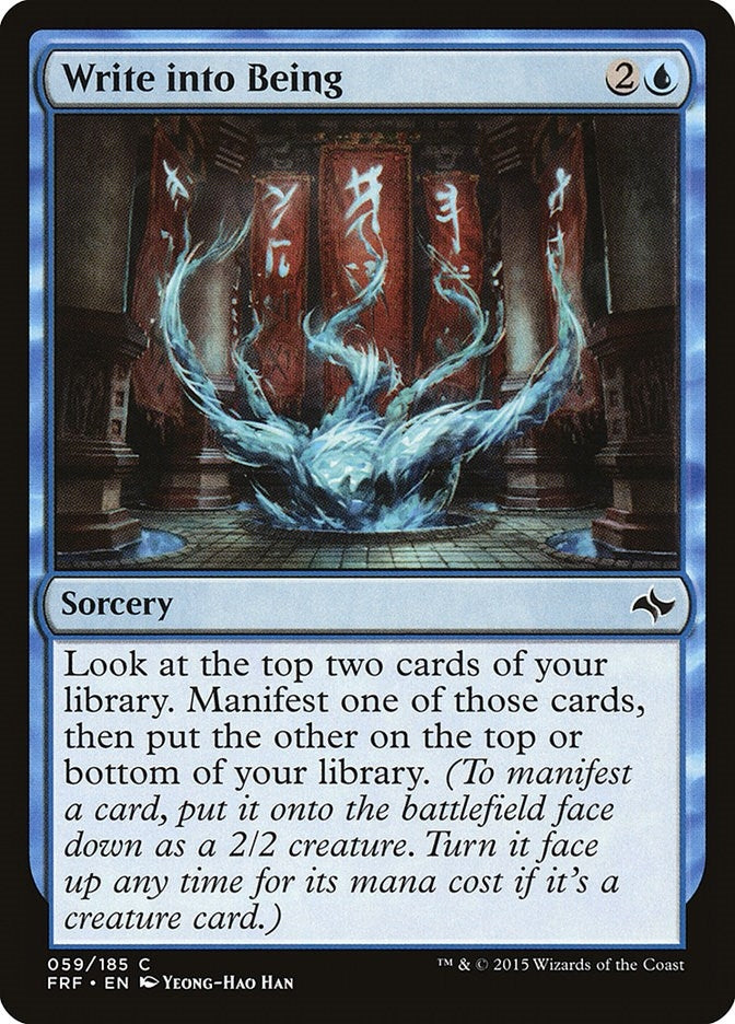 Image for Write into Being (Fate Reforged) (59) - Magic: The Gathering