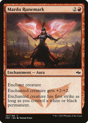 Image for Mardu Runemark (Fate Reforged) (107) - Magic: The Gathering