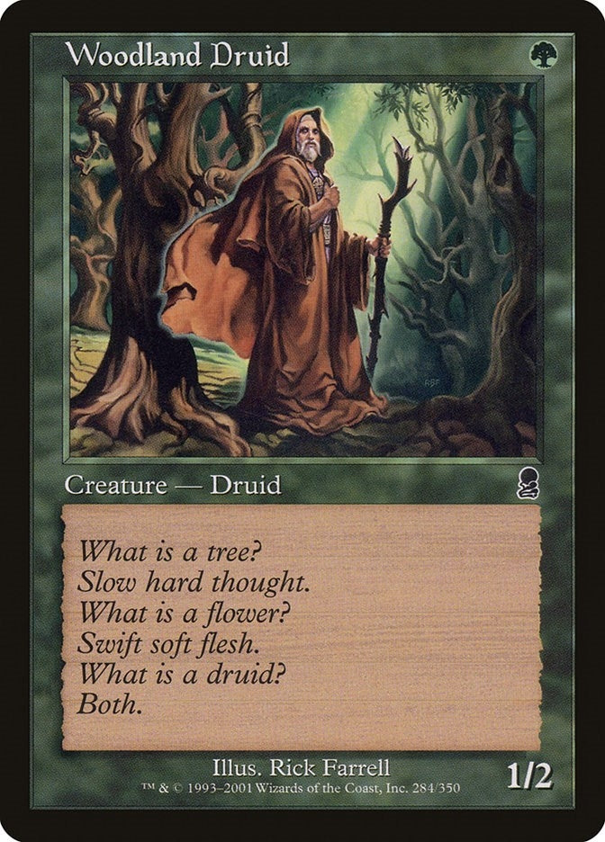 Image for Woodland Druid (Odyssey) (284) - Magic: The Gathering