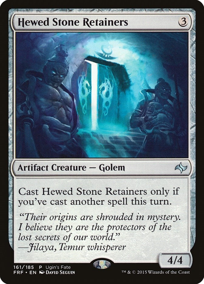 Image for Hewed Stone Retainers (Ugin's Fate Promos) (161) - Magic: The Gathering