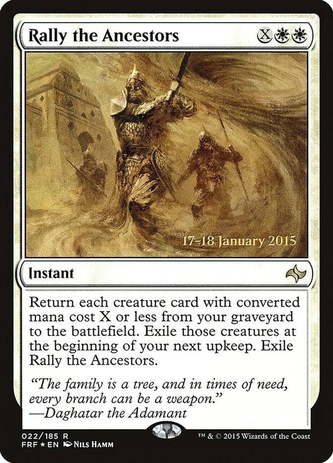 Image for Rally the Ancestors (Prerelease Cards) (22) - Magic: The Gathering