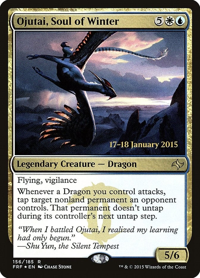 Image for Ojutai, Soul of Winter (Prerelease Cards) (156) - Magic: The Gathering