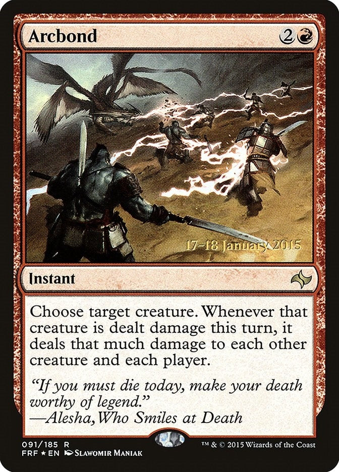 Image for Arcbond (Prerelease Cards) (91) - Magic: The Gathering