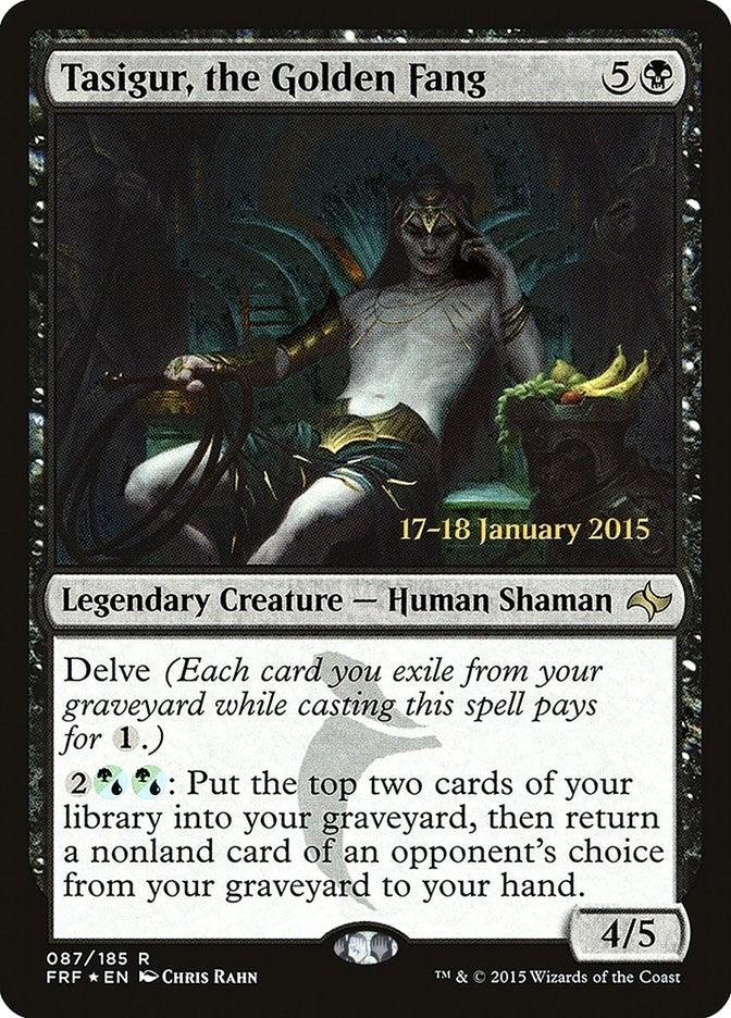 Image for Tasigur, the Golden Fang (Prerelease Cards) (87) - Magic: The Gathering