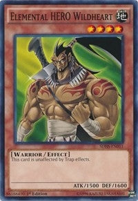Image for Elemental HERO Wildheart (Structure Deck: HERO Strike) (SDHS-EN011) - YuGiOh