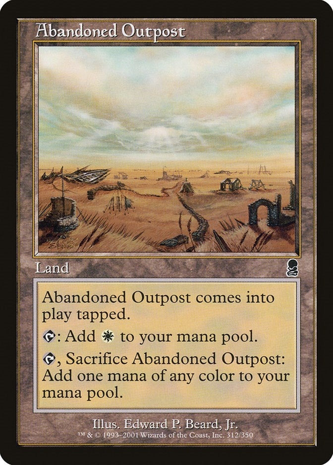 Image for Abandoned Outpost (Odyssey) (312) - Magic: The Gathering