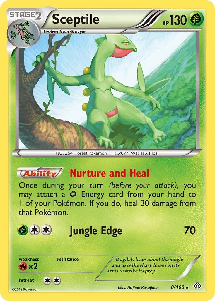 Image for Sceptile (XY - Primal Clash) (8/160) - Pokemon