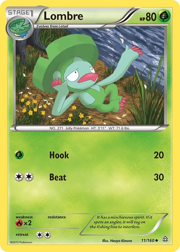 Image for Lombre (XY - Primal Clash) (11/160) - Pokemon