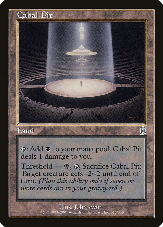 Image for Cabal Pit (Odyssey) (315) - Magic: The Gathering
