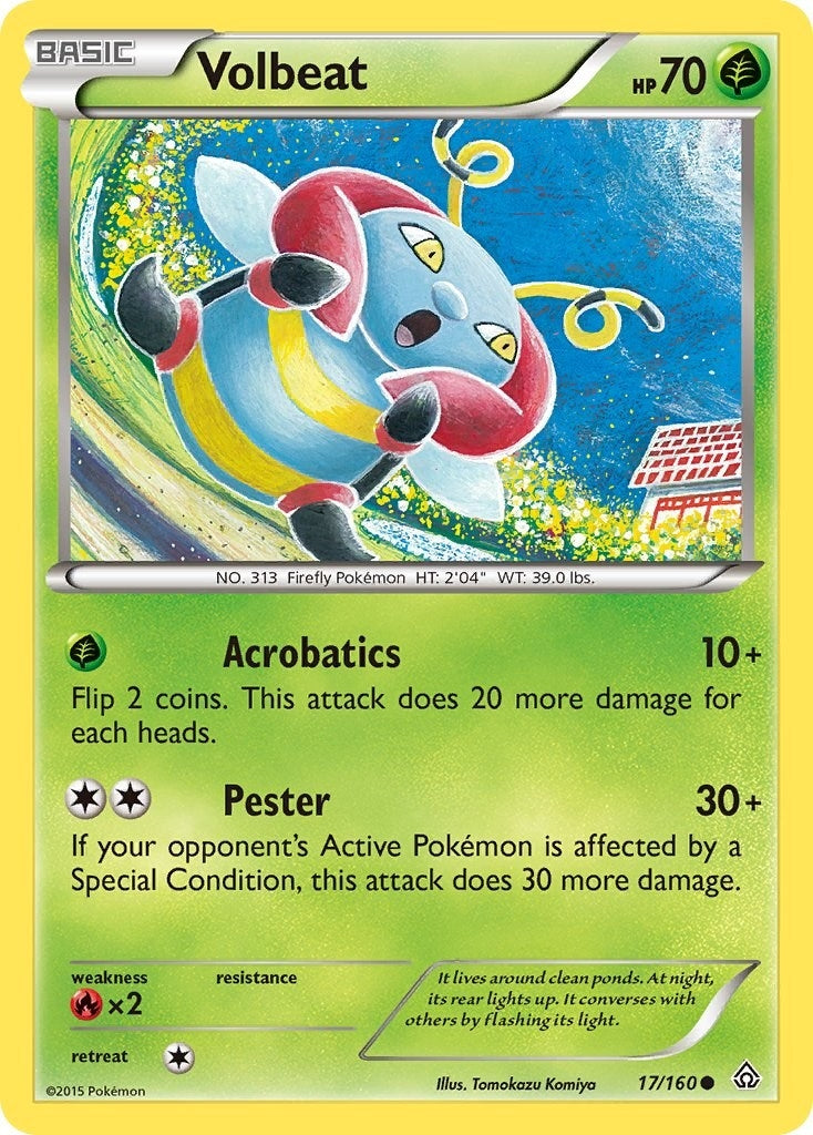 Image for Volbeat (XY - Primal Clash) (17/160) - Pokemon
