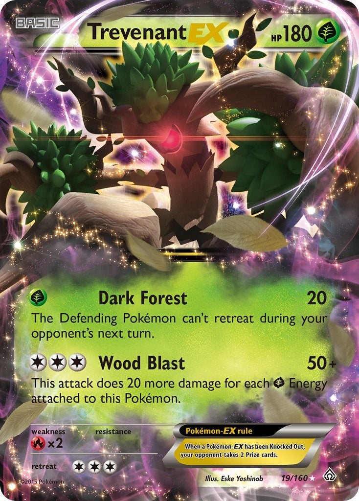 Image for Trevenant EX (XY - Primal Clash) (19/160) - Pokemon