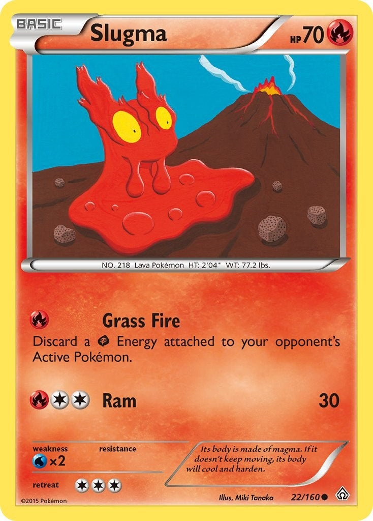 Image for Slugma (XY - Primal Clash) (22/160) - Pokemon